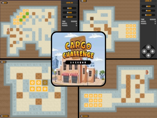 Cargo Challenge Sokoban HTML5 Puzzle Adventure