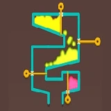 Colored Water & Pin