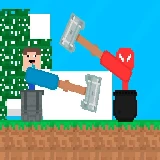 Stickman vs Noob Hammer